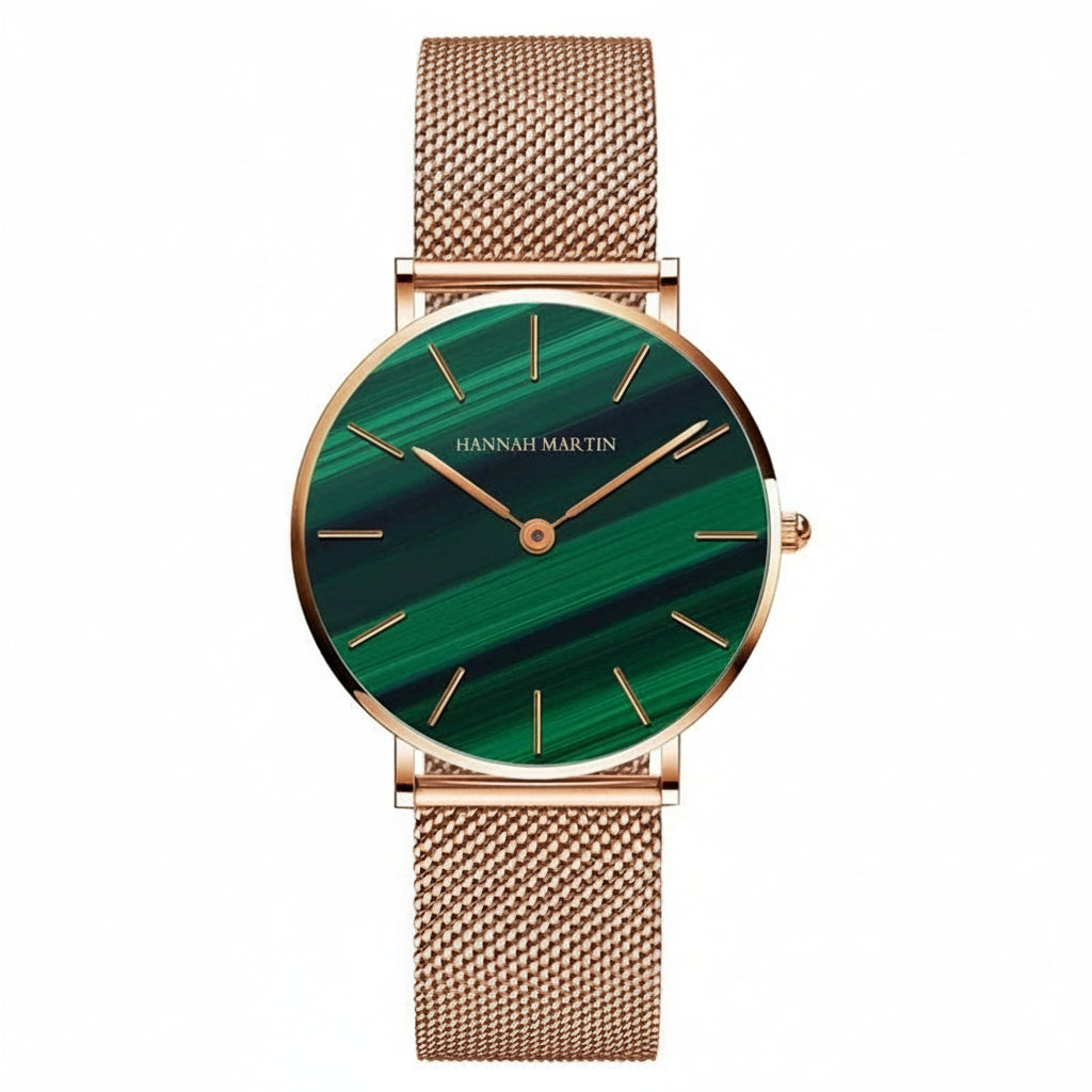 Montre Femme Hannah Martin – 36mm – Quartz Japonais – Acier Inoxydable – Étanche