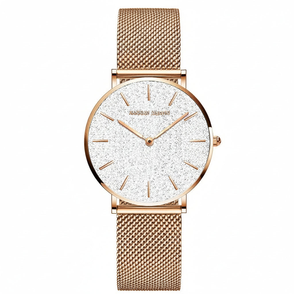 Montre Femme Hannah Martin – 36mm – Quartz Japonais – Acier Inoxydable – Étanche