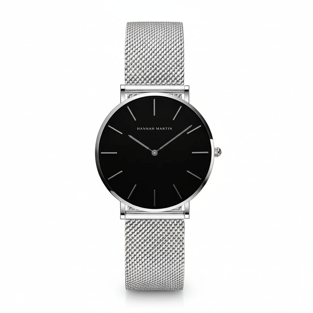 Montre Femme Hannah Martin – 36mm – Quartz Japonais – Acier Inoxydable – Étanche