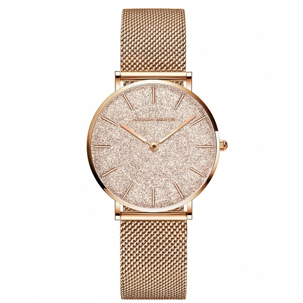 Montre Femme Hannah Martin – 36mm – Quartz Japonais – Acier Inoxydable – Étanche